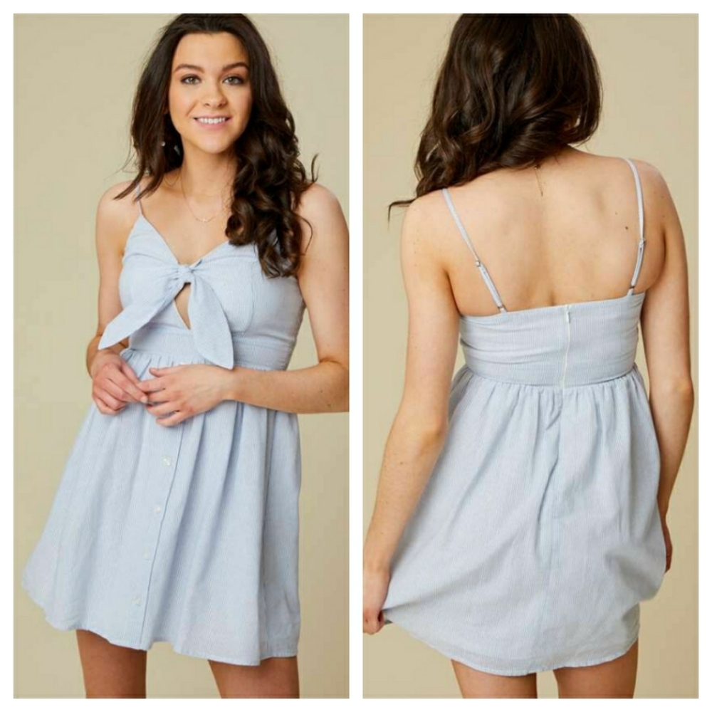 Altar'd State Tie Stripe Layne Dress